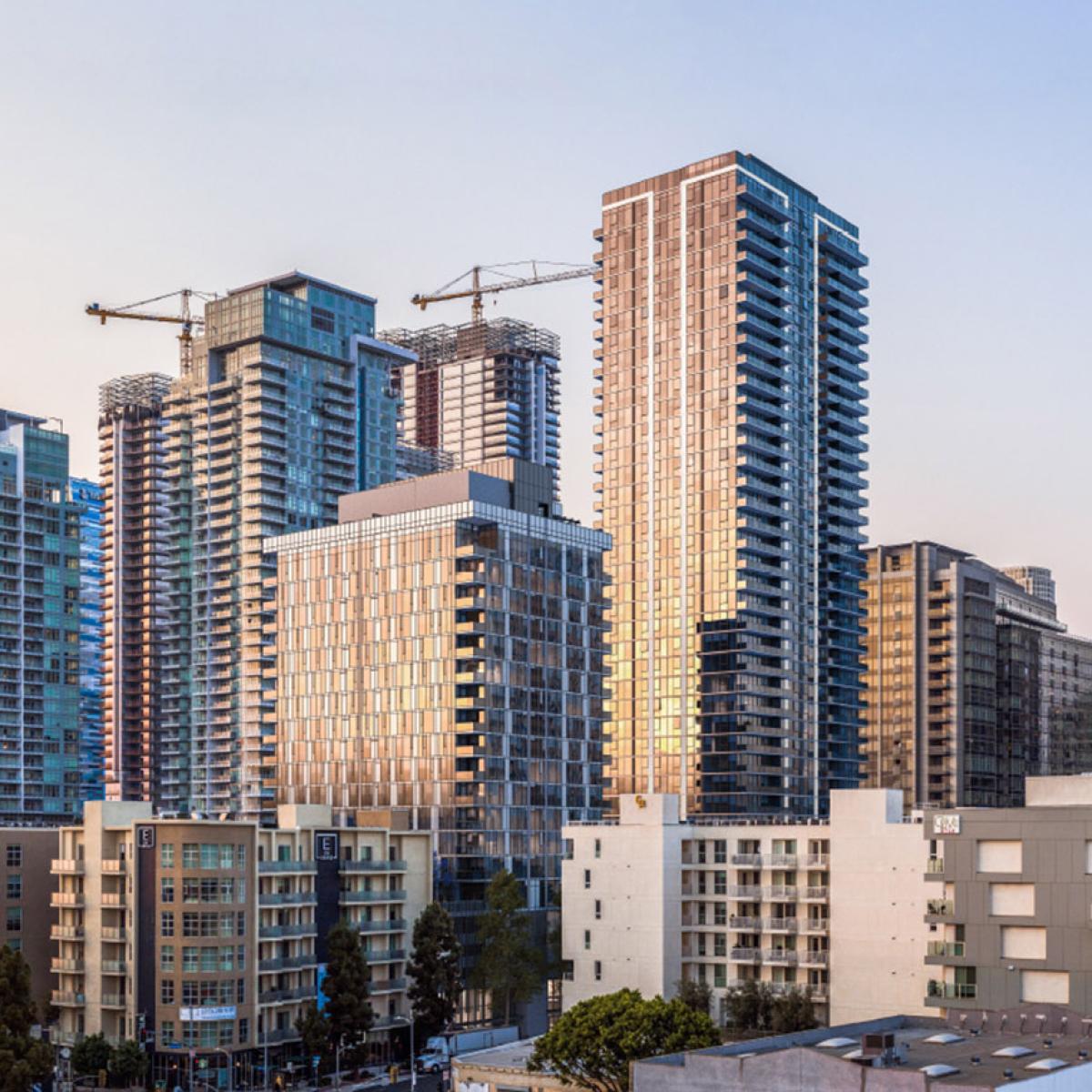 Apartment tower at 12th & Grand shoots for 2022